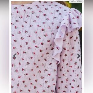 Eden Lavender Ditsy Floral Sweater